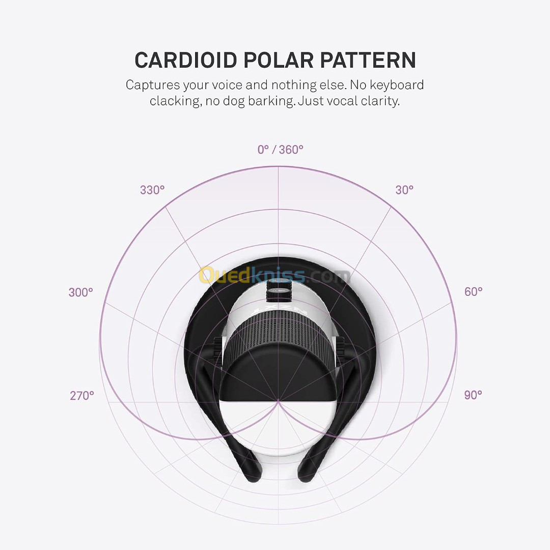 NZXT capsule - AP-WUMIC-B1C - Microphone cardioïde USB pour streaming, jeu et podcasting