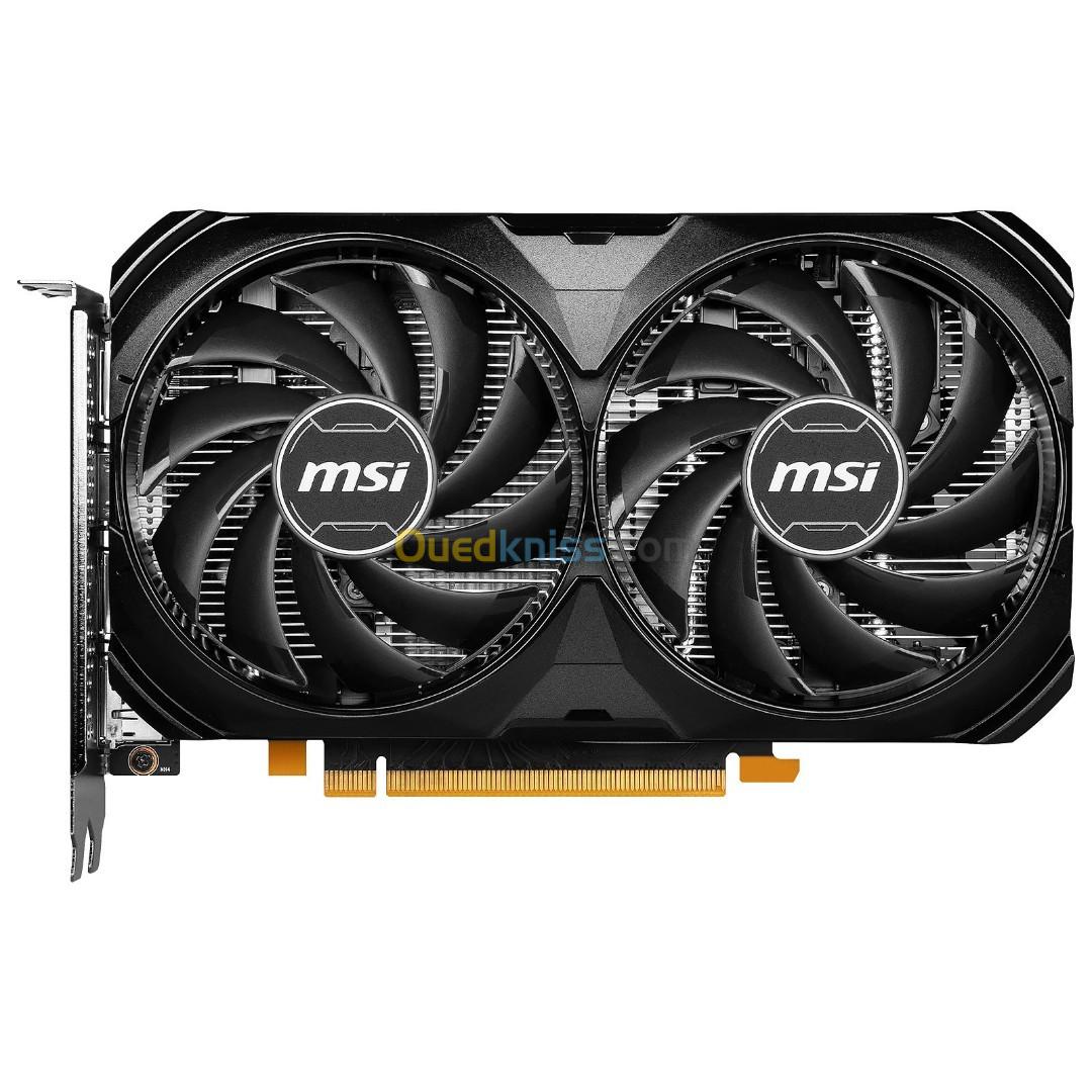 CARTE GRAPHIQUE MSI GeForce RTX 4060 VENTUS 2X BLACK 8G OC