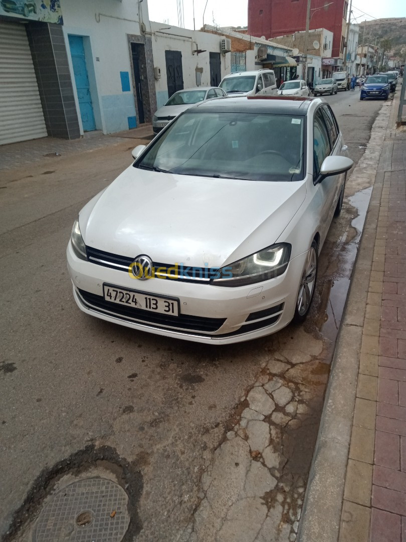 Volkswagen Golf 7 2013 Blue mention