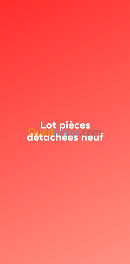 Lot pièces détachées neuf