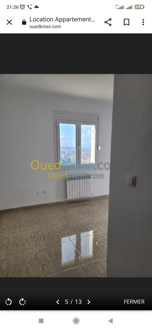 Location Appartement F5 Alger Ouled fayet