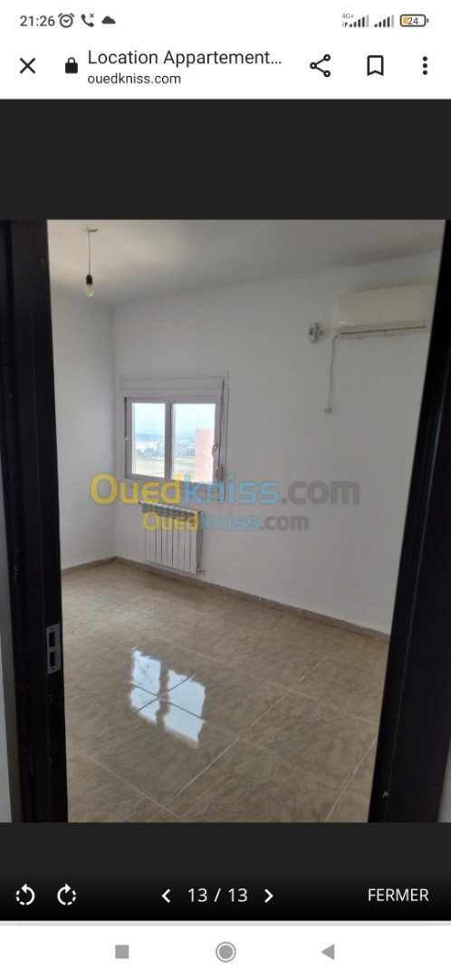 Location Appartement F5 Alger Ouled fayet