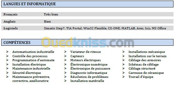 Ingénieur en génie électrique et automatique