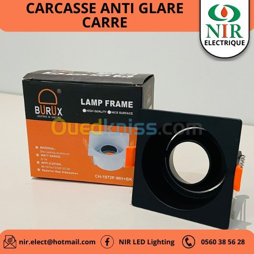 CARCASSE ANTI GLARE CARRE 