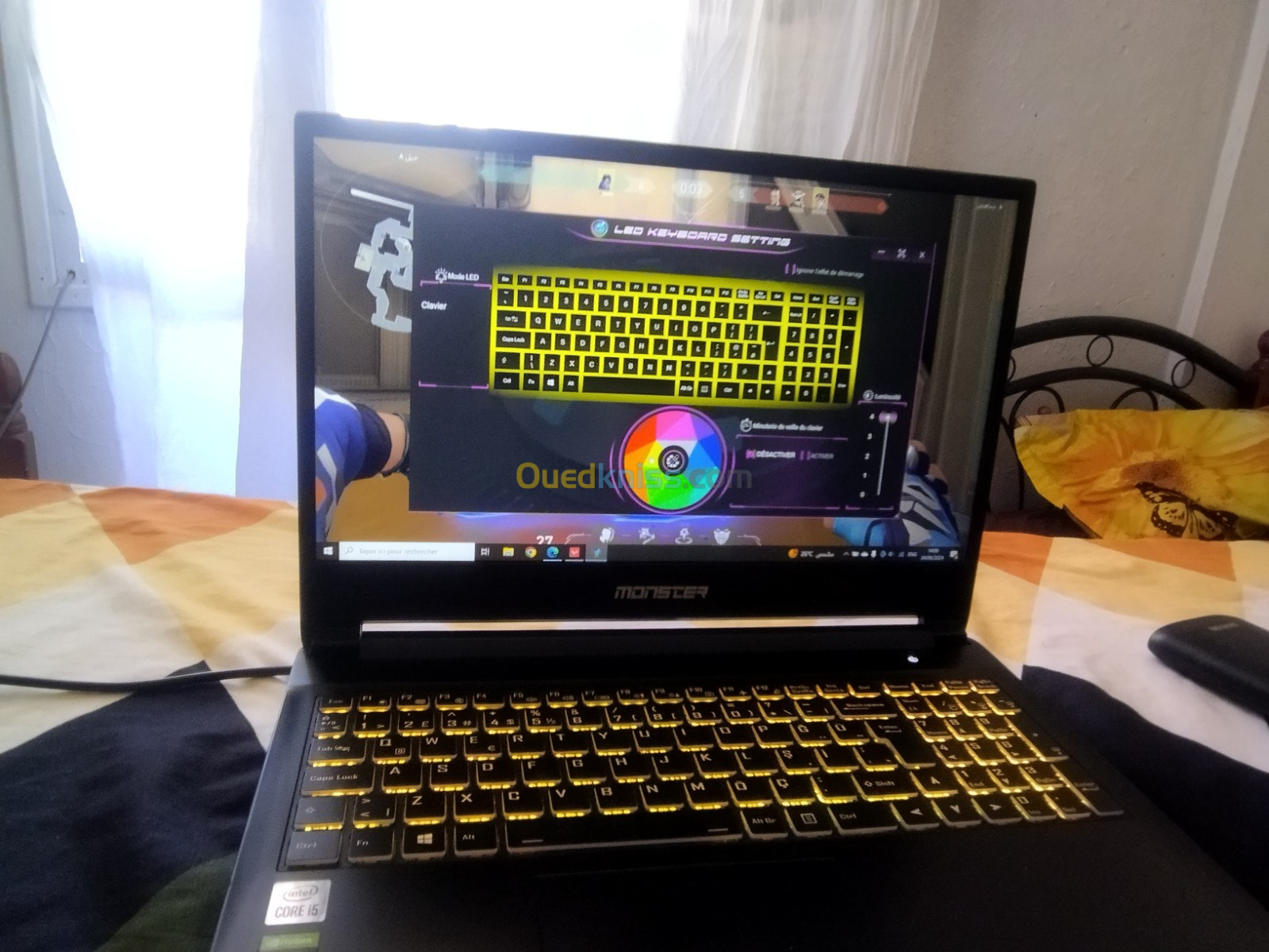 laptop monster gaming over power a bon prix