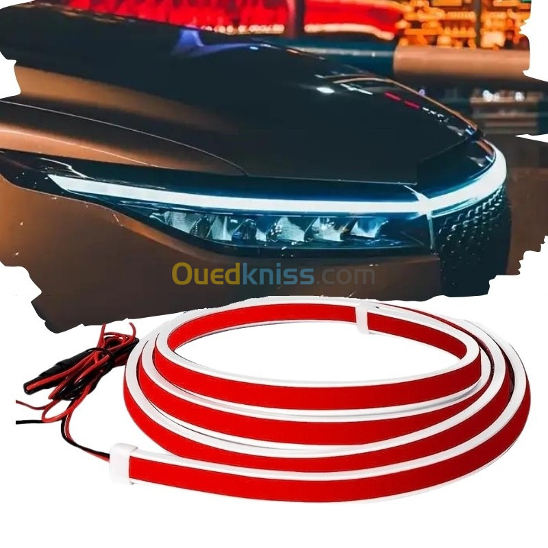 Bande lumineuse LED pour capot de voiture, démarrage par balayage, lampe décorative