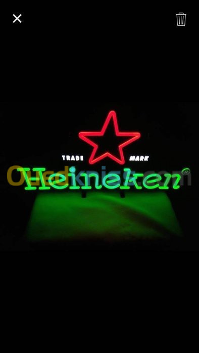 Néon led Heineken 