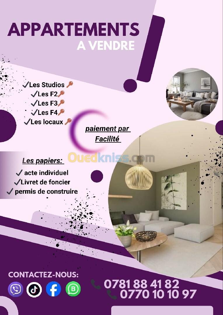 Vente Appartement F3 Boumerdès Boudouaou