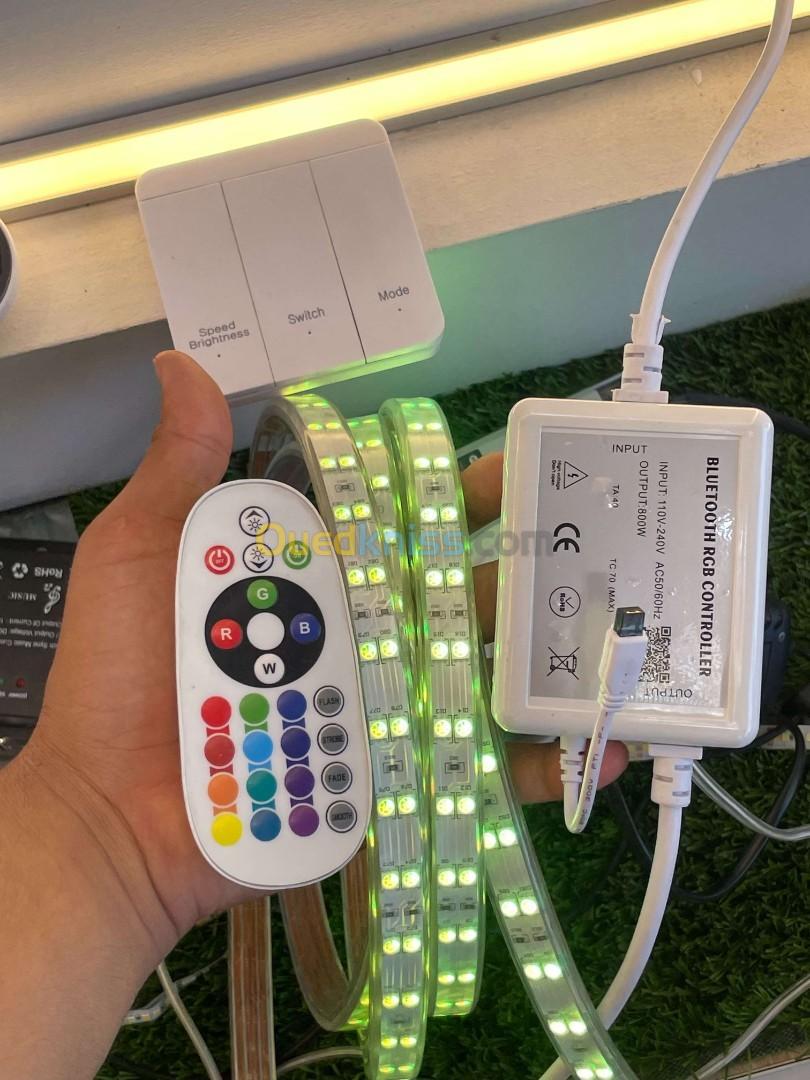 Pack bluetooth RGB controller Et Led RGB 5 mètre