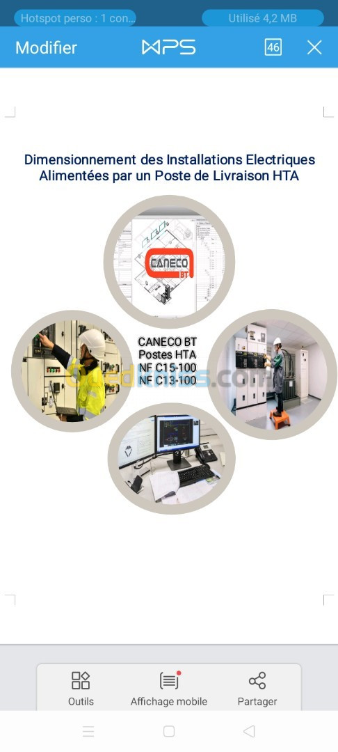 Formation "Etude de dimensionnement et Schématisation des installations électriques avec CANECO BT et conformément aux normes en vigueur 