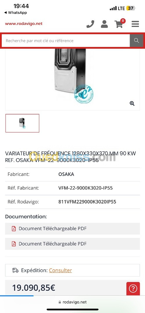 VARIATEUR DE FRÉQUENCE