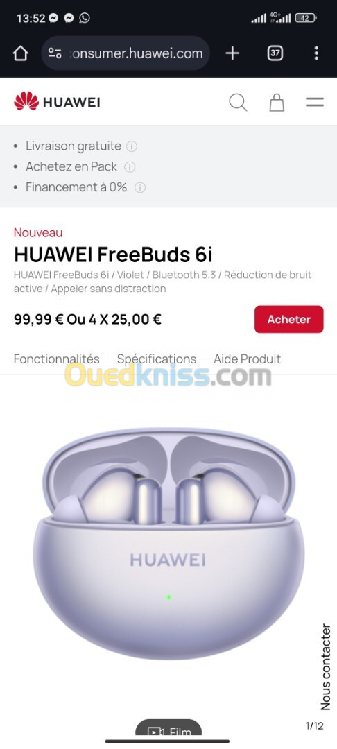 HUAWEI FreeBuds 6i ORIGINAL 