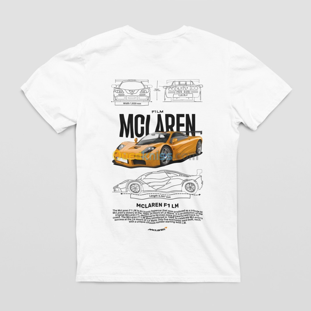 McLaren F1 LM - White T-Shirt