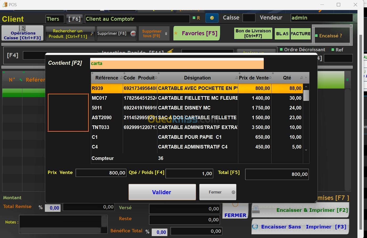 Logiciel de gestion des Points de Ventes