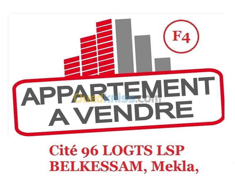 Vente Appartement F4 Tizi Ouzou Mekla