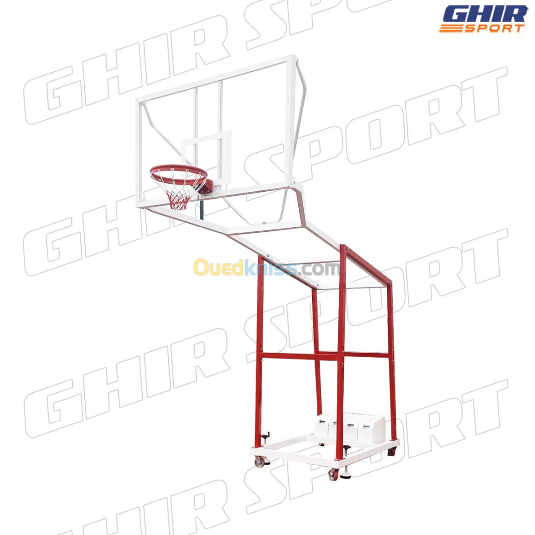 POTEAU BASKET-BALL EXTERIEUR MOBILE 3.05