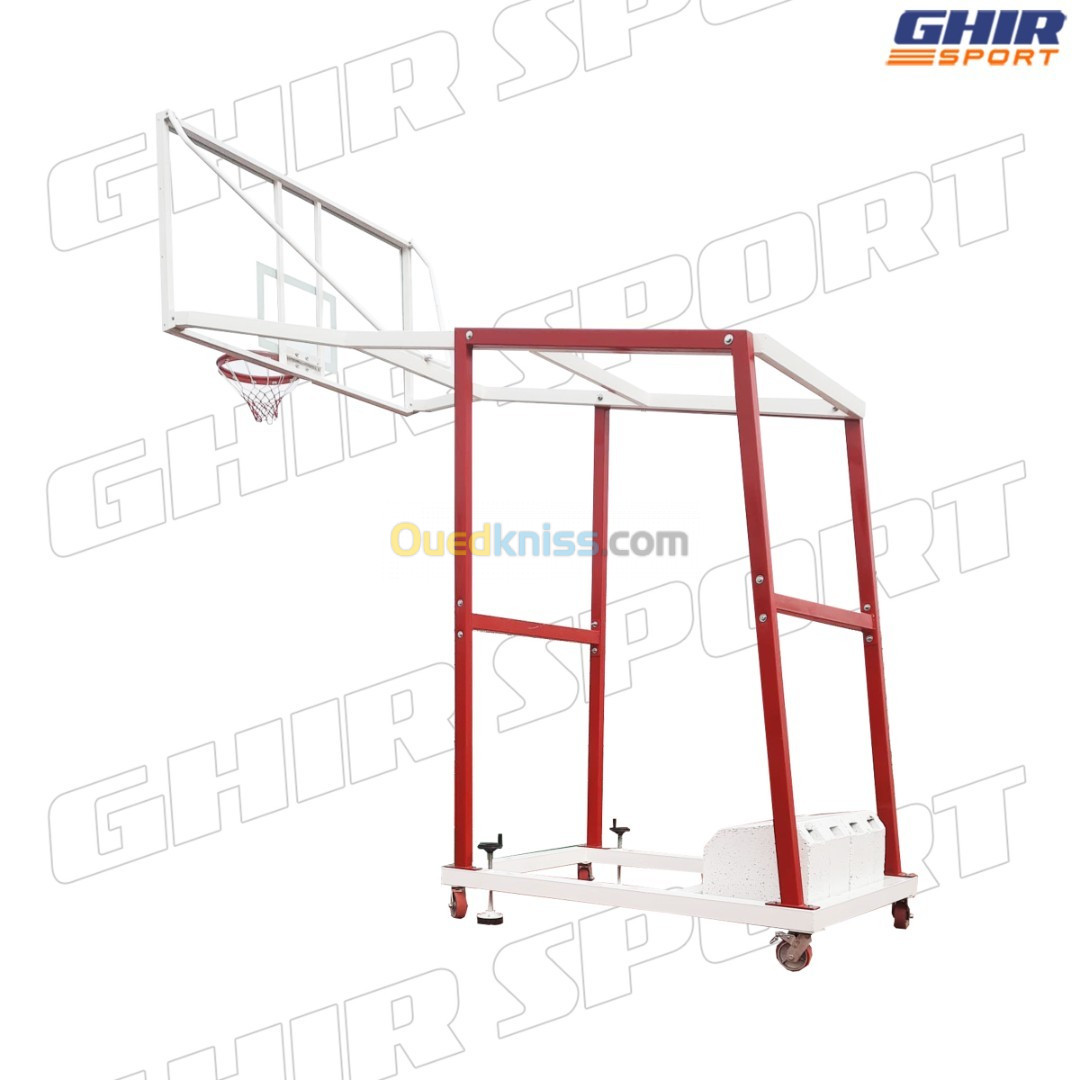 POTEAU BASKET-BALL EXTERIEUR MOBILE 3.05