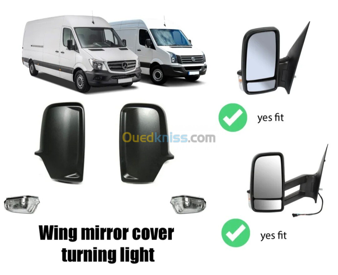 Couvercle de rétroviseur Sprinter et vw Crafter 2006-2018