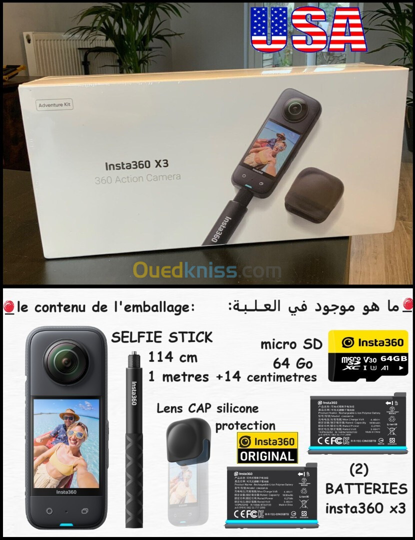 insta360 one x3 