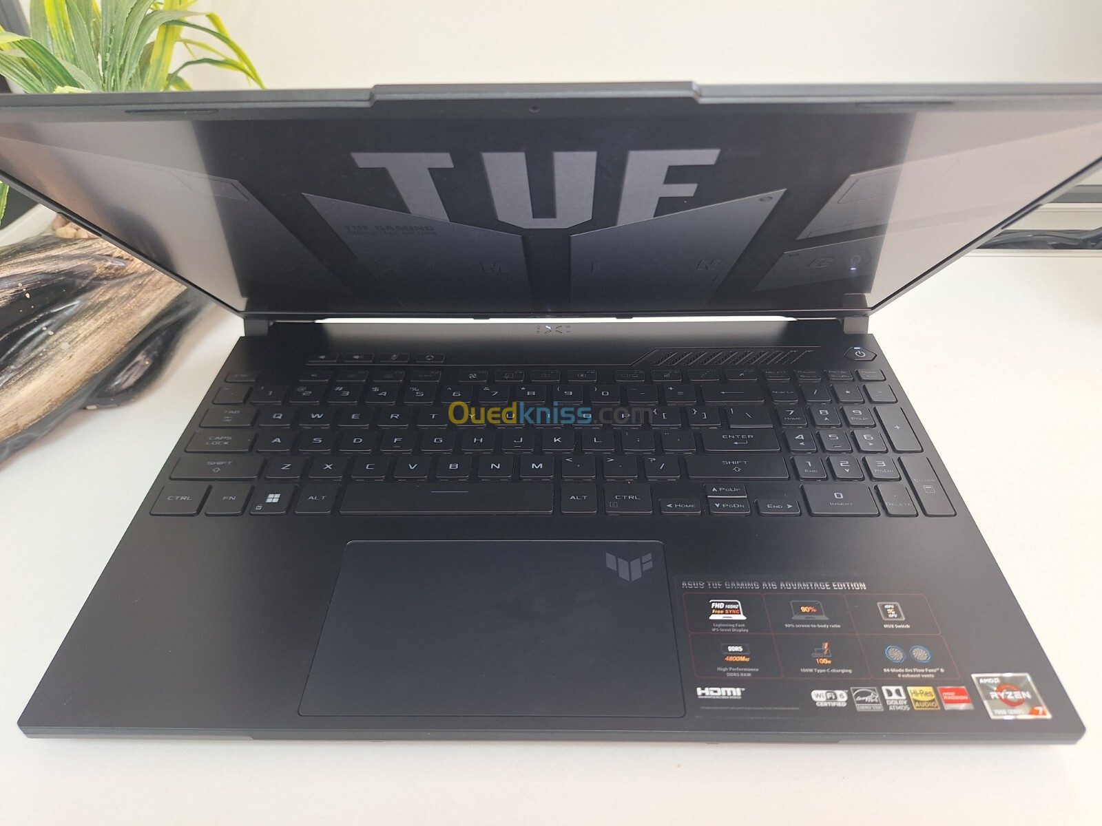 [Vendu] ASUS TUF Gaming A16-Ryzen7 7735HS-Radeon RX 7600S 8GB-Ram 16GO-512G SSD NVME-16 FHD IPS165Hz