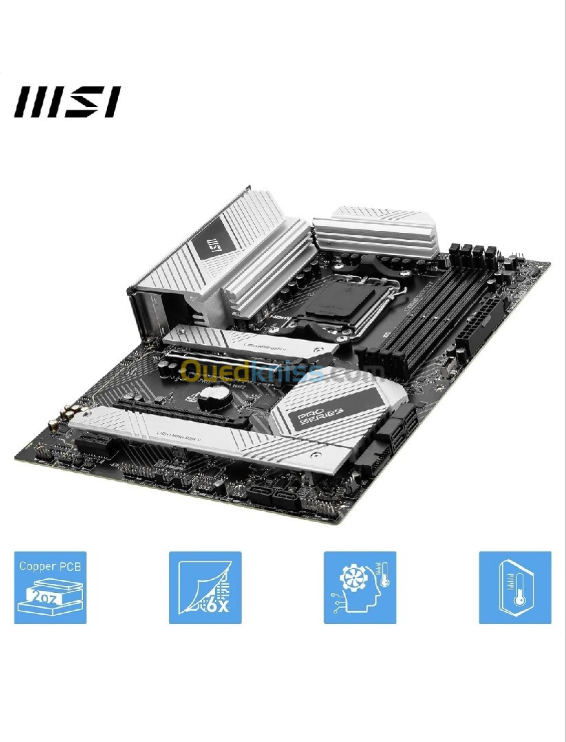 Carte mère MSI Pro B650-A WiFi+ CPU Ryzen 5 7600X