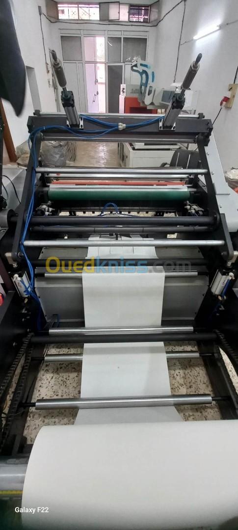 Machine À Refendre Papier Thermique Full Automatique + Machine À Emballer + Fardeleuse