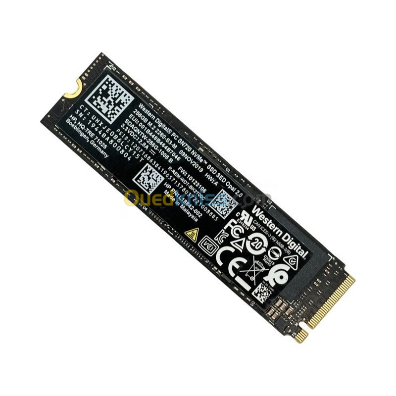 DISQUE SSD 512 GO WESTERN DIGITAL SN720 NVME 