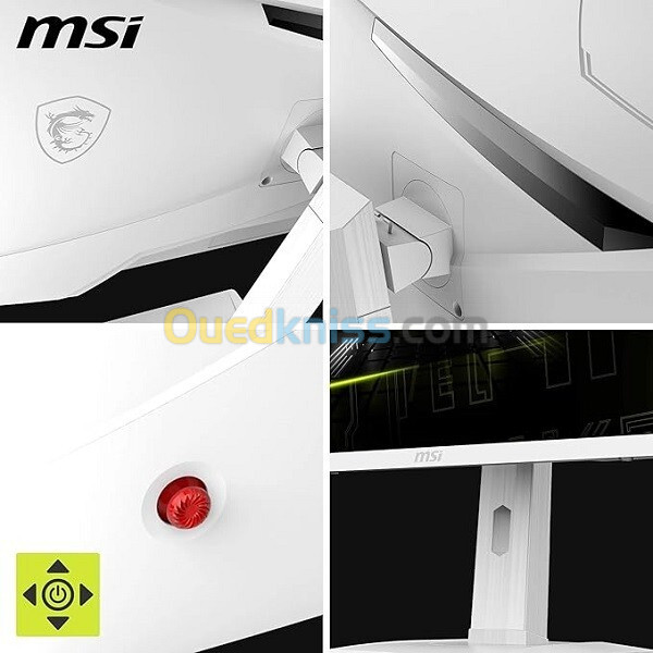 ECRAN MSI 27 MAG 274PFW IPS 1MS FHD 180HZ HDR READY WHITE