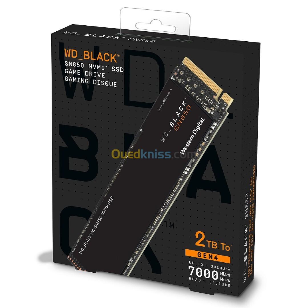 WESTERN DIGITAL SSD WD BLACK SN850X 2 TO GEN4 7300MB/S