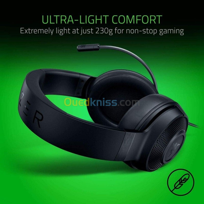 CASQUE DE JEU ULTRA-LEGER RAZER KRAKEN X LITE