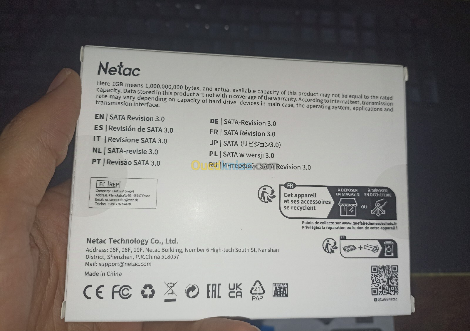 Netac ssd 256GB