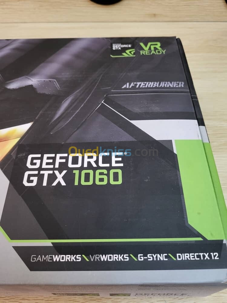 Carte Graphique MSI GeForce GTX 1060 6GT OCV1