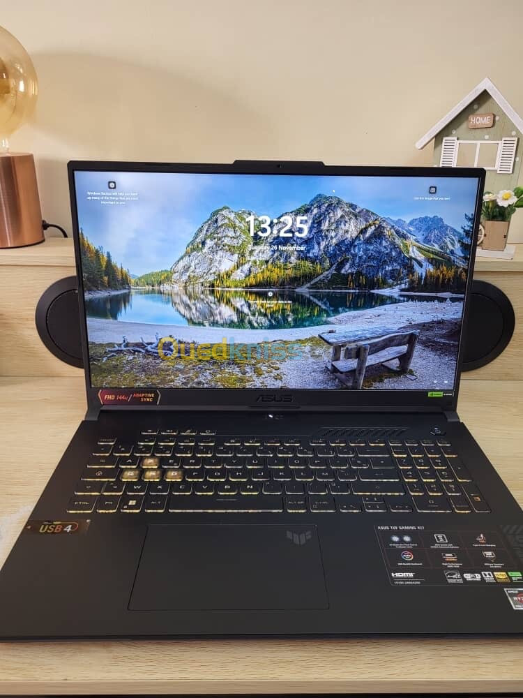 Asus TUF GAMING A17 144Hz - RYZEN 7 7735HS - NVIDIA RTX 4060 8GB - 32GB RAM - 1To M2 SSD - 2024