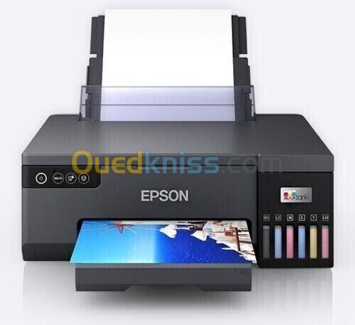 IMPRIMANTE EPSON L8050 A4 A  RESERVOIR 06 COULEUR WIFI "PAPIER CD & PVC"