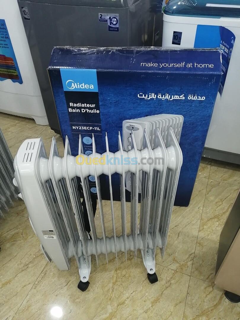 PROMO Radiateur Bain de huille Midea 11/ 13 Elements Ventilé /Simple 