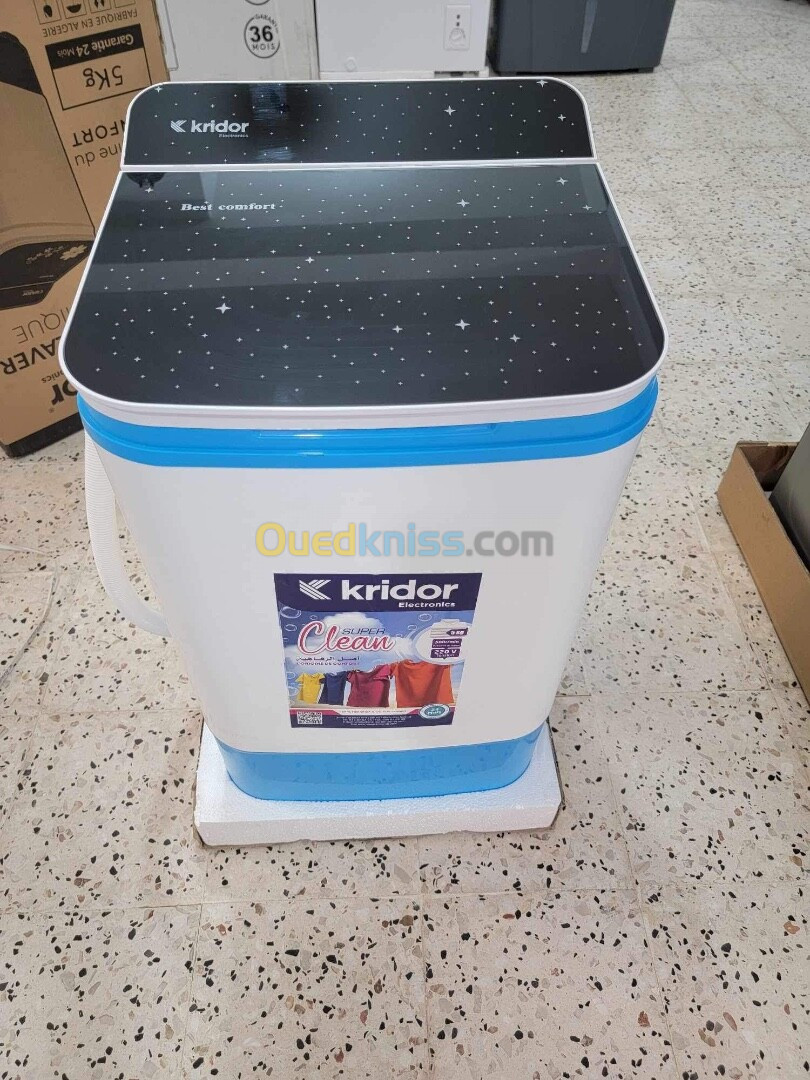 PROMO Machine à laver Semi-automatique 5Kg Kridor 12500Da