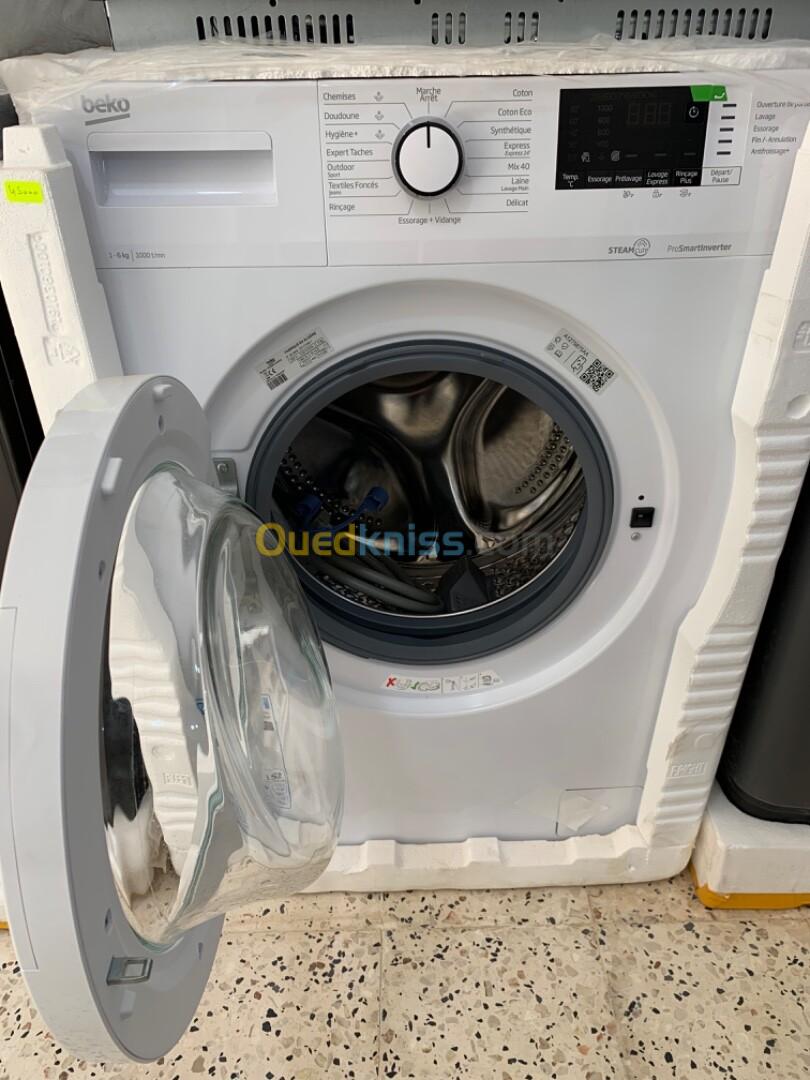 PROMO Machine à laver BEKO 6kg Blanc 43000Da/7Kg Gris 53000Da+غسول ملابس باطل 