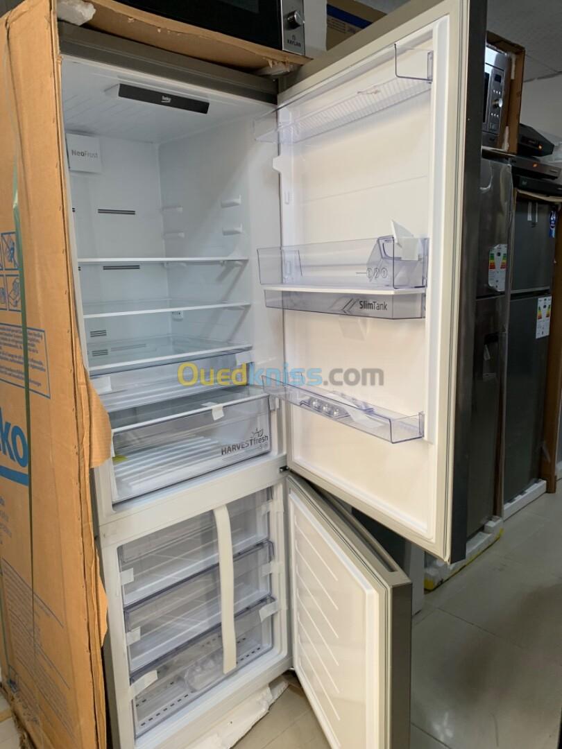 Réfrigérateur 620L BEKO Combiné Nofrost Inox 155000Da