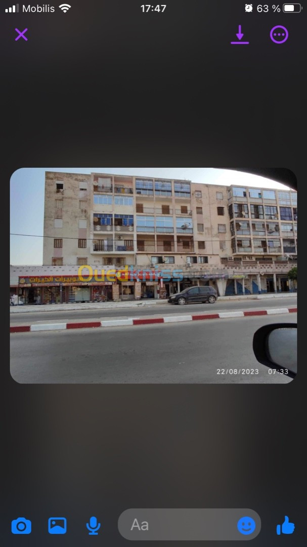 Location Appartement F4 El Tarf Ben mehdi