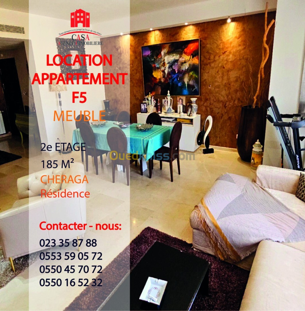 Location Appartement F5 Alger Cheraga