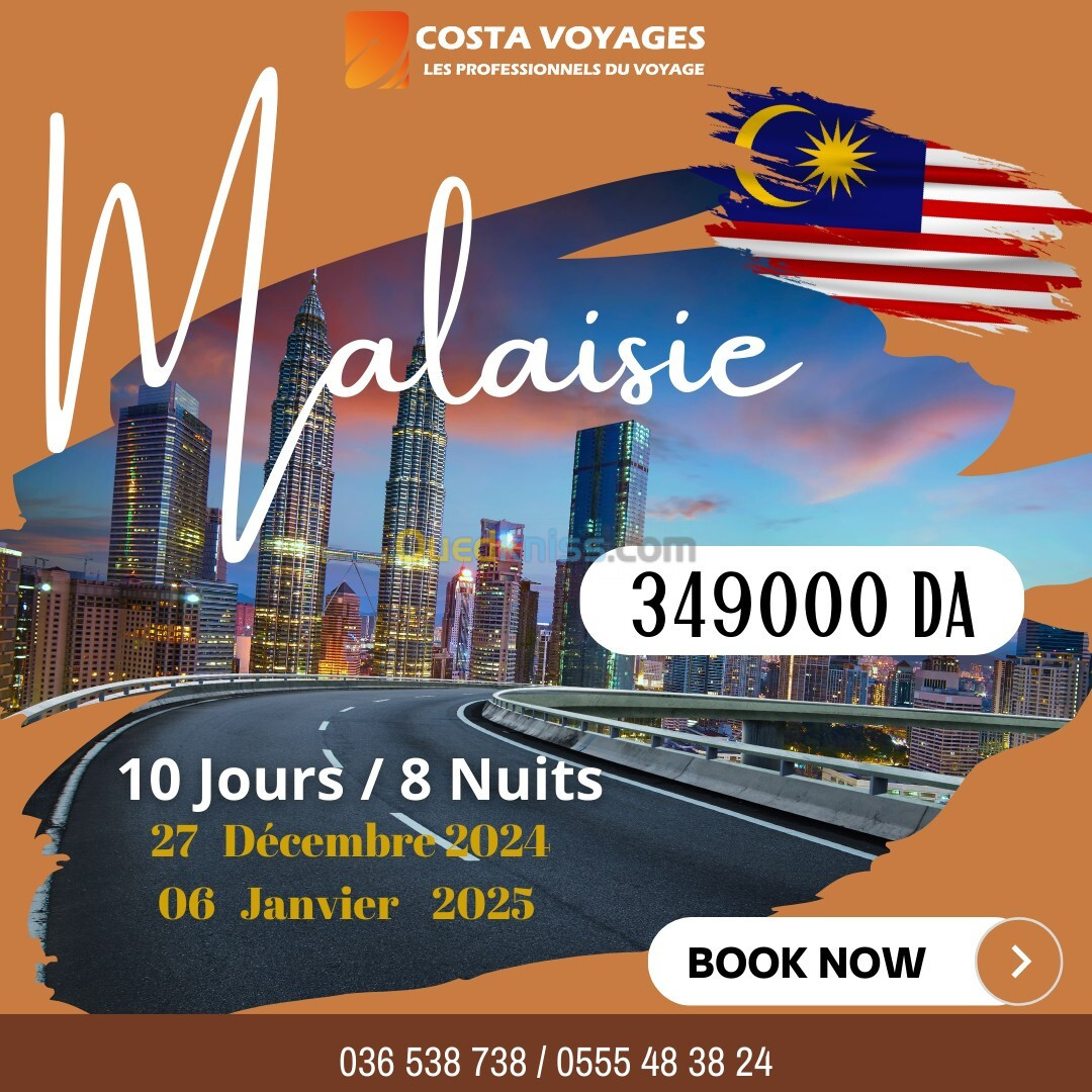 voyages organises malaisie