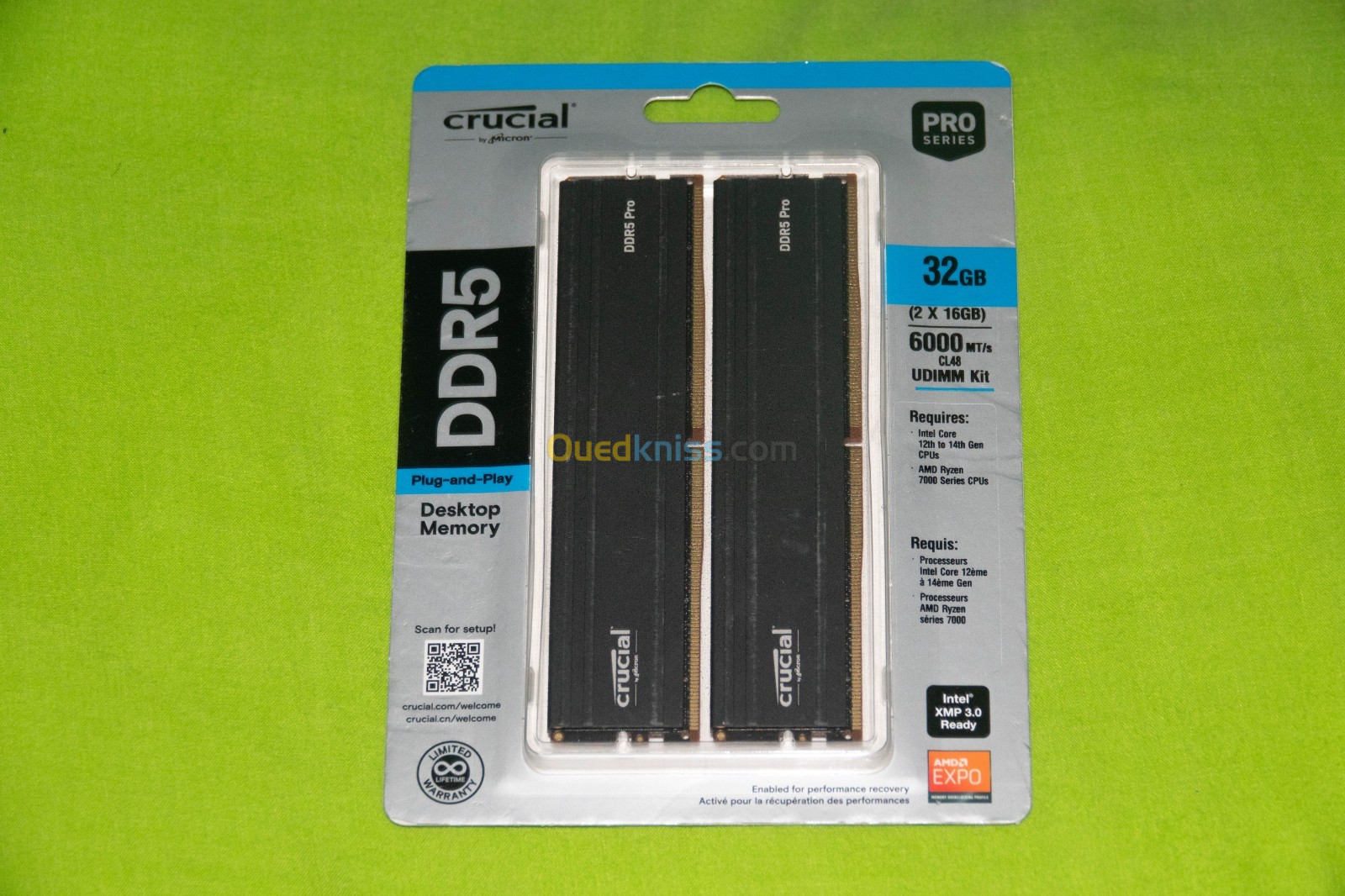 Crucial Pro 32GB Kit (2x16GB) DDR5-6000 UDIMM