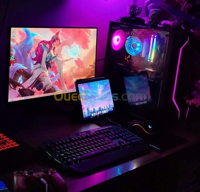 Set up Pc gaming + moniteur 