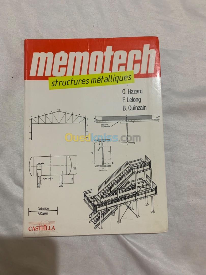 Livré génie civil,charpente métalliques,memotech structure métalliques 