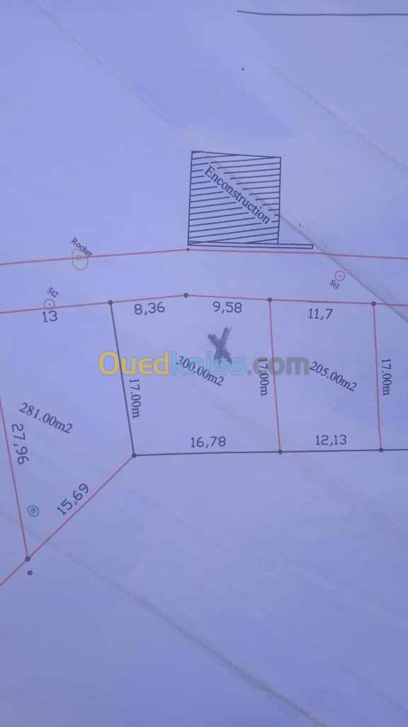 Vente Terrain Bejaia Toudja