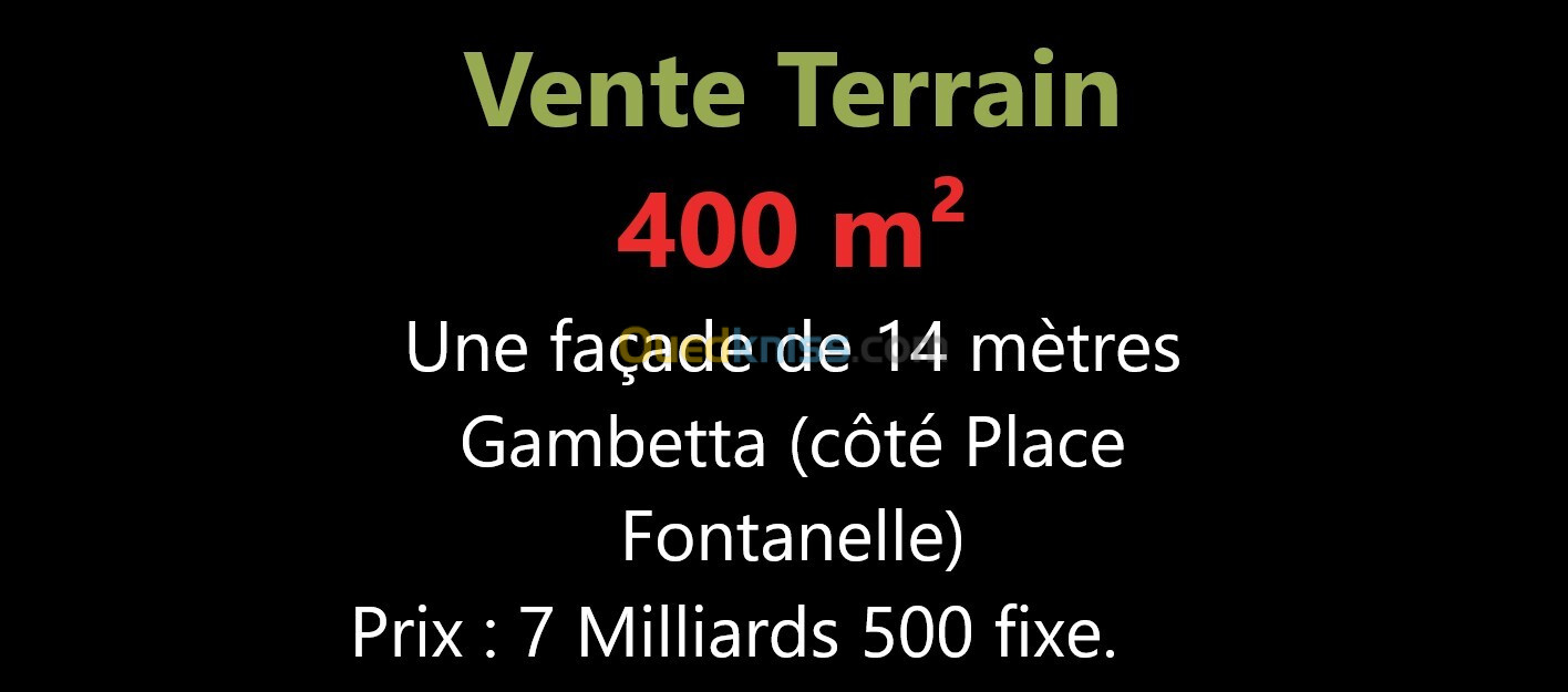 Vente Terrain Oran Oran