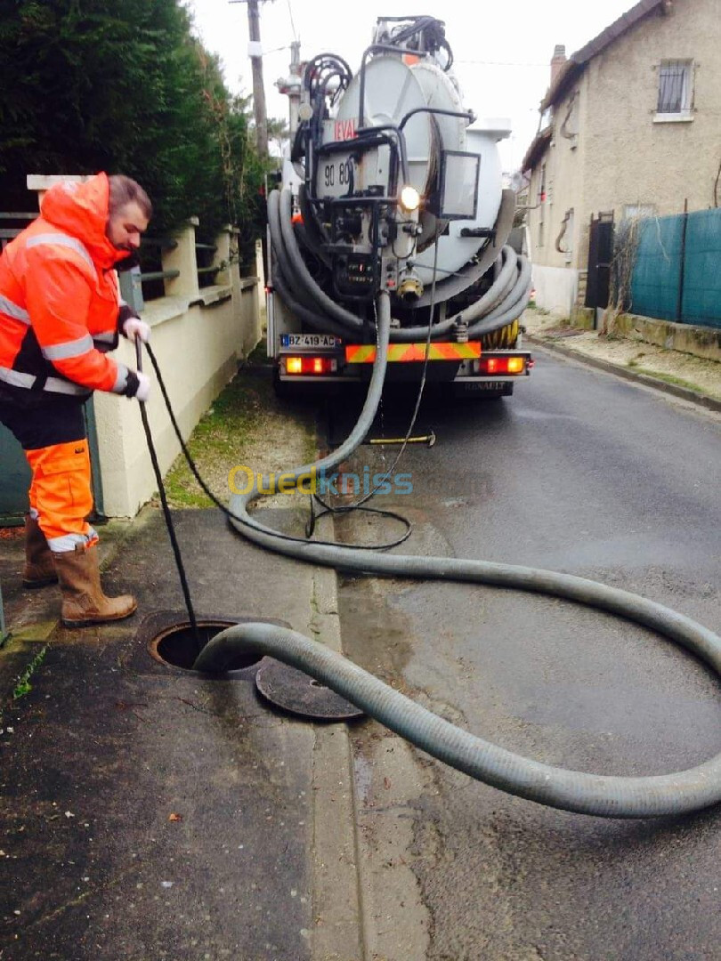 service debouchage canalisation, curage, nettoyage rugar 