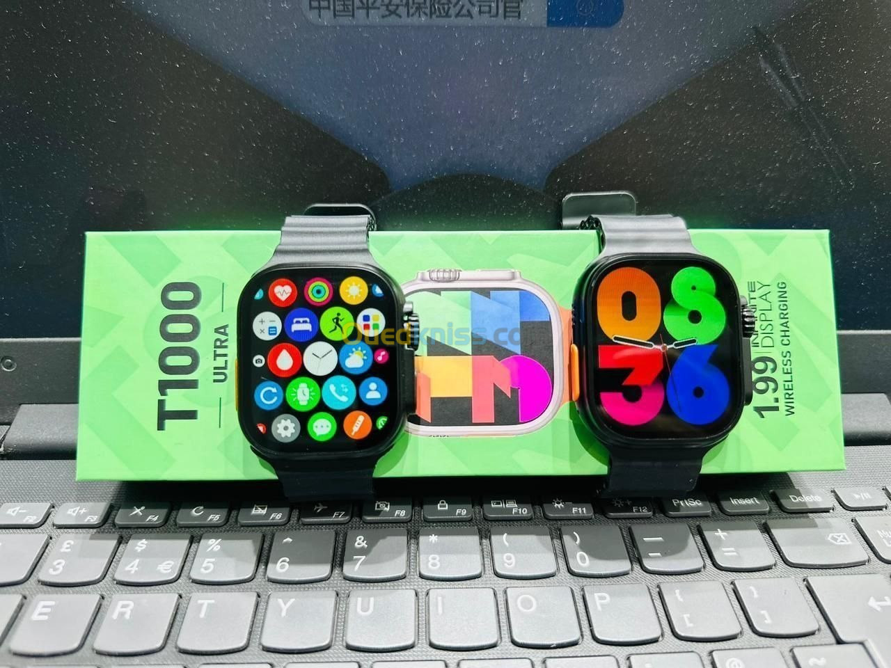 Smart Watch T1000 Ultra Noir  