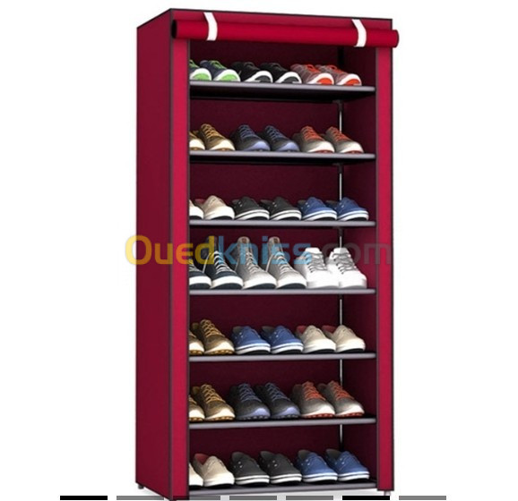 Armoire Chaussures 7 niveaux étagères 21 paires ou plus très pratique pour Salon, Chambre et Entrée