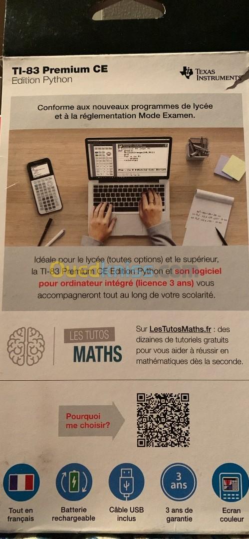 TI-83 instrument calculatrice graphique python